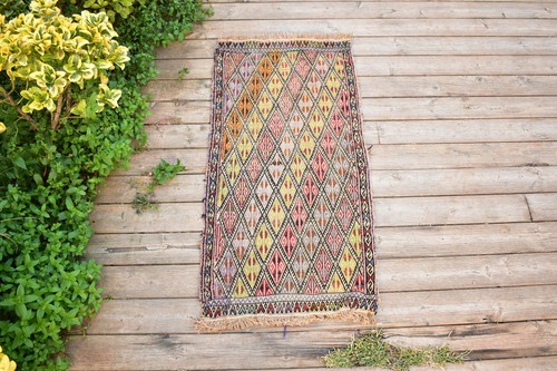 Tappeto kilim turco - kilim, 19''x38''