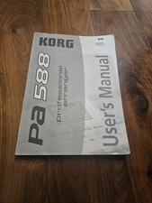 Manuali Korg Pa588 