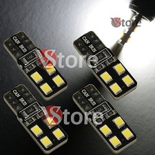 4 LED T10 Lampade 8 SMD 2835 Canbus Bianco No Errore Luci Posizione Xenon Targa