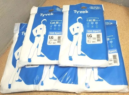 Tuta tyvek bianca con - 5, l