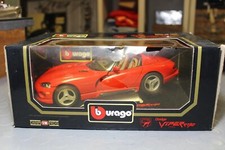 DODGE VIPER RT/10 BBURAGO 3025 SCALA 1:18 BURAGO MODELLINO STATICO EPOCA