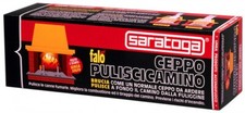 Ceppo Puliscicamino Falò SARATOGA Pulisci Camino Stufa a Legna e Pellet 1,20 Kg.