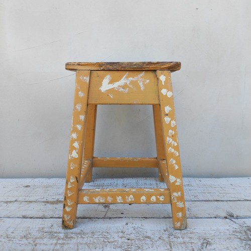 Sgabello vintage rurale - sgabello,