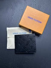 Louis Vuitton Monogram Eclipse Canvas Portafoglio Porta Carte M82072 *USATO*