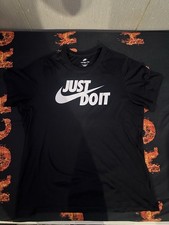 MAGLIETTA T-SHIRT NIKE JUST DO IT - TAGLIA L - BLACK ORIGINALE NIKE TEE