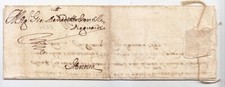 SS766-ANTICA LETTERA DA ROMA A