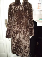 PELLICCIA ECOLOGICA ECO SINTETICA FAUX FUR WEB PELZ CHARME VISONE CASTORO MARRON