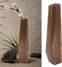 Vaso Alto in Legno per Fiori