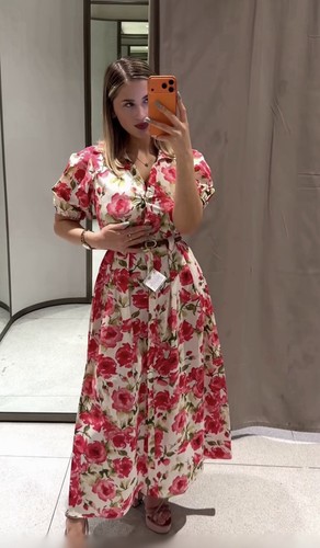 Zara abito midi donna - donna, nuovo