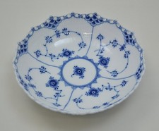 Royal Copenhagen pizzo pieno Blue fluted full lace - ciotola rotonda