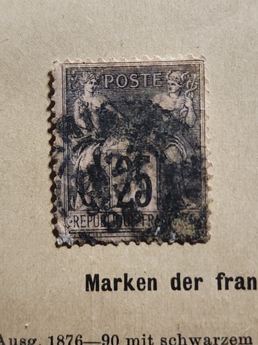 Francia usato 1886 25c - francia,