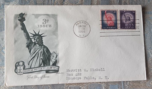 Statua della liberty 1954 - statua,