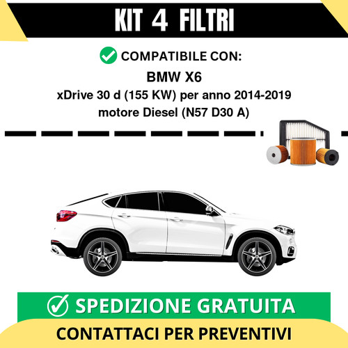 Kit filtri tagliando - kit, 4