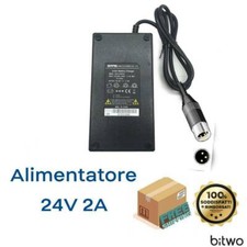 Sans Electronics SSLC058V29 Alimentatore 24V XLR3 Bici Elettrica bicicletta 