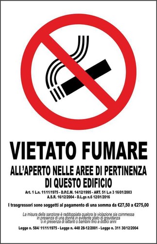 Cartello segnaletico vietato - segnaletico,