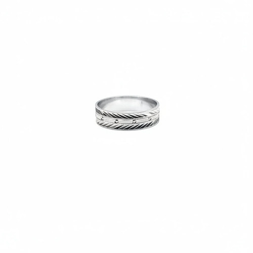 Anello fascia argento 925 - in,