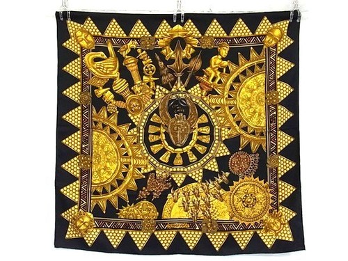 Sciarpa hermes des chefs - l'or,