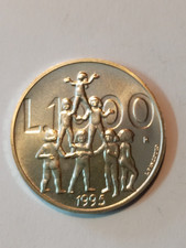 Moneta San Marino 1000 Lire  1995 La Solidarieta' ARGENTO FDC