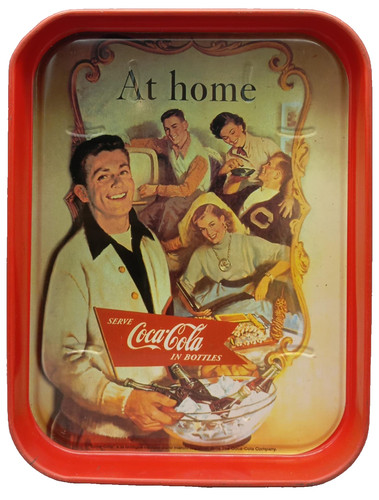 Vassoio metallo vintage - -,