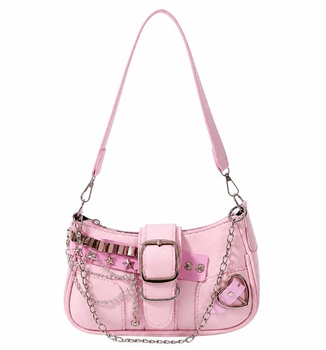Borsa tracolla rosa - (nuovo),