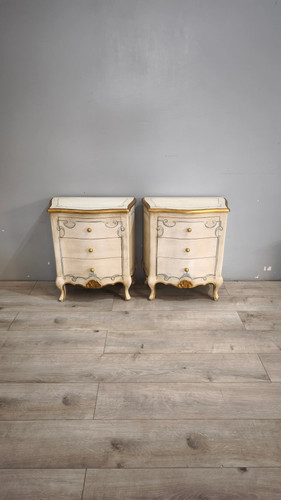 92312 coppia comodini stile - coppia, di