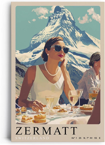 Quadro tela zermatt - quadro,