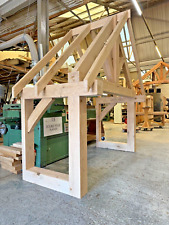 Portico in rovere - 'THE ROMSLEY' portico in rovere - portico in rovere massello - 2000 mm L x 900 mm D