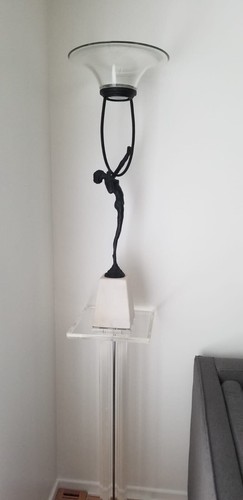 Stupenda statua bronzo donna