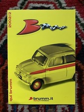 BRUMM Made Italy 2002-2 Catalogue Lotus 25 Fiat 500 Sport 850TC 600D Abarth 1000