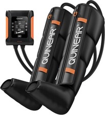 QUINEAR Sistema Professionale di Recupero Gambe, Stivali a Compressione Aria Senza Fili Taglia L