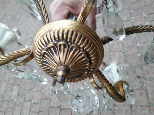 Lampadario antico artigianale - lampadario,
