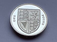 Monete Semplicemente 2015 MONETA D'ARGENTO PROVA SCUDO UNA 1 LIBBRA 4° RITRATTO