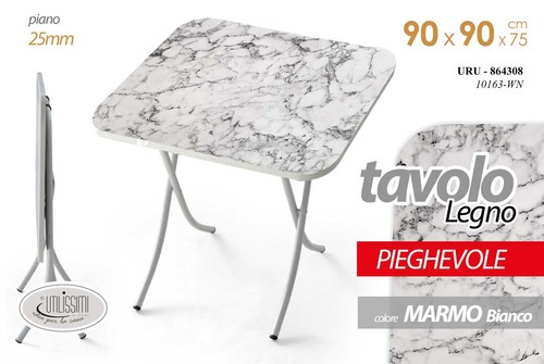 Tavolo pieghevole salvaspazio - tavolo,