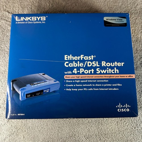 Linksys befsr41 router via - linksys,