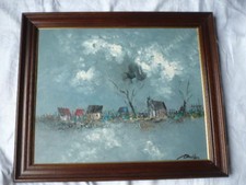 HUILE SUR TOILE 20 EME SIECLE