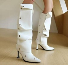 Women Point Toe Kitten Heel