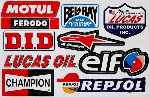 Kit adesivi motul ferodo - adesivi,