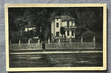 RARA CARTOLINA LAGO MAGGIORE AROLO VILLA PONTI - FG VG 1950