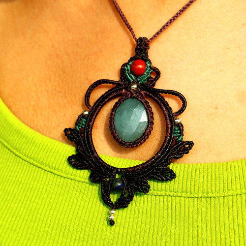 Collana fatta mano micro - collana, a