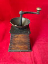 Macinino da caffè in legno antico, M.G. , Vintage(MAC020)