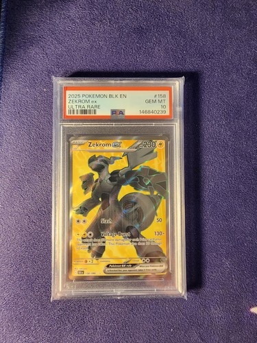 Pokémon zekrom 158 086 - ex, sv