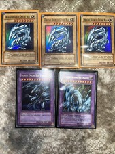 Set 3xDrago Bianco Occhi Blu