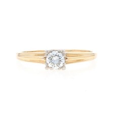 Oro giallo diamante vintage - giallo,