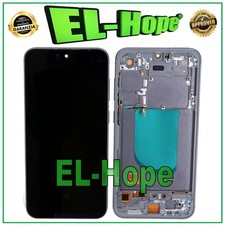 DISPLAY LCD OLED TOUCH PER SAMSUNG GALAXY S23 FE 5G 2023 SM-S711 FRAME NERO