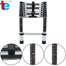 Scala di prolunga 6,6 / 8,5 piedi scale telescopiche in alluminio per uso esterno interno