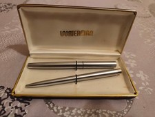 2 penne waterman biro e stilografica usate