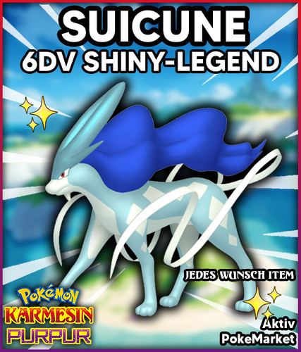 Suicune shiny 6dv - shiny,