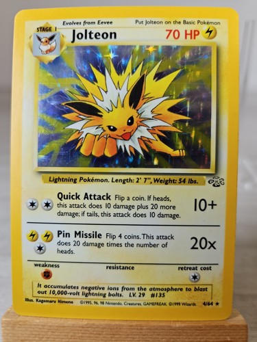 Pokemon jolteon 64 - pokemon, holo