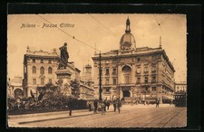 Cartolina Milano, Piazza