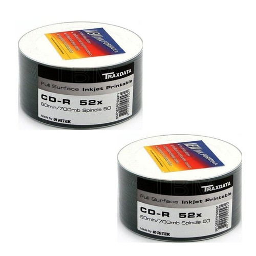 100 dischi cdr vuoti - dischi, cd-r